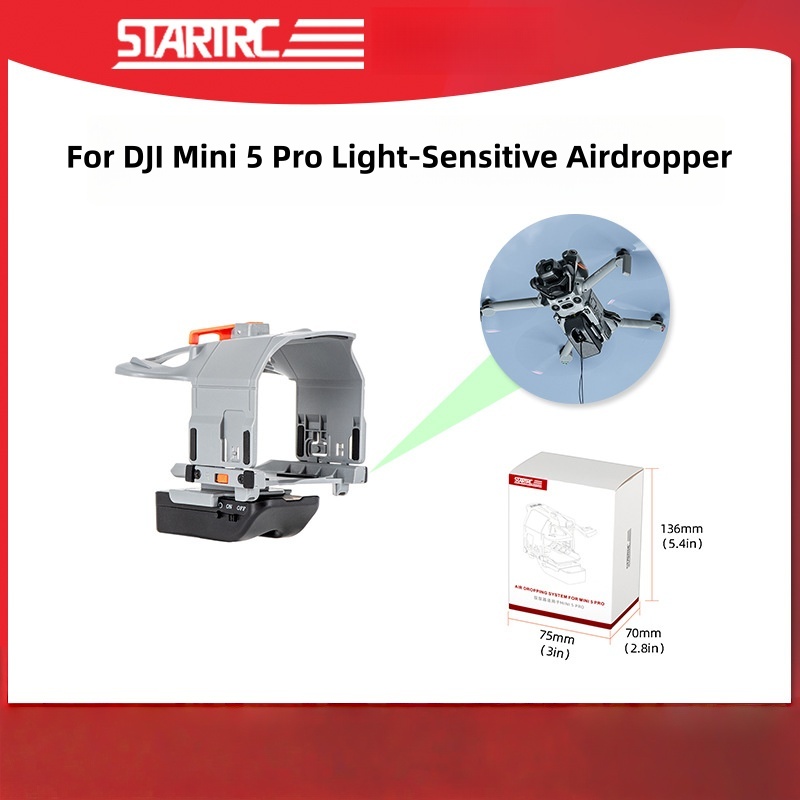 Drone Crop Sprayer - Für DJI Mini 5 Pro Lichtempfindliche
